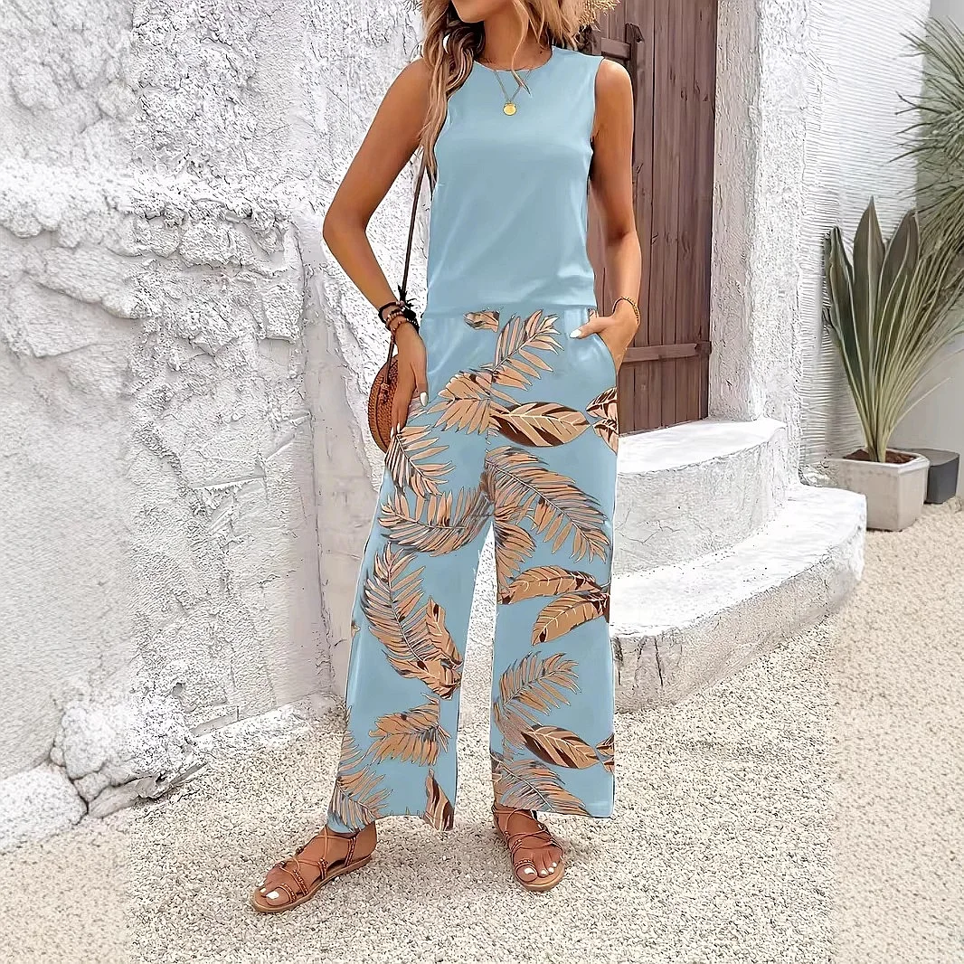 

Summer Matching Sets for Women 2 Piece Outfits Lounge Sets Jumpsuit Playsuit