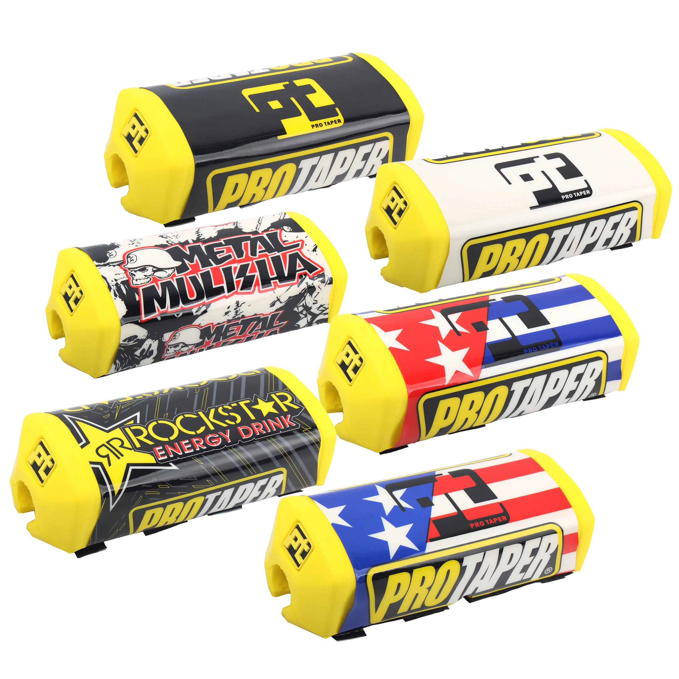 

Motorcycle 1-1/8 28MM Handlebar Pad Bar Pad For Pro Taper 2.0 Square Handlebar Bar YZ250F YZ450F YZ250FX WR450F WR250F Dirt Bik