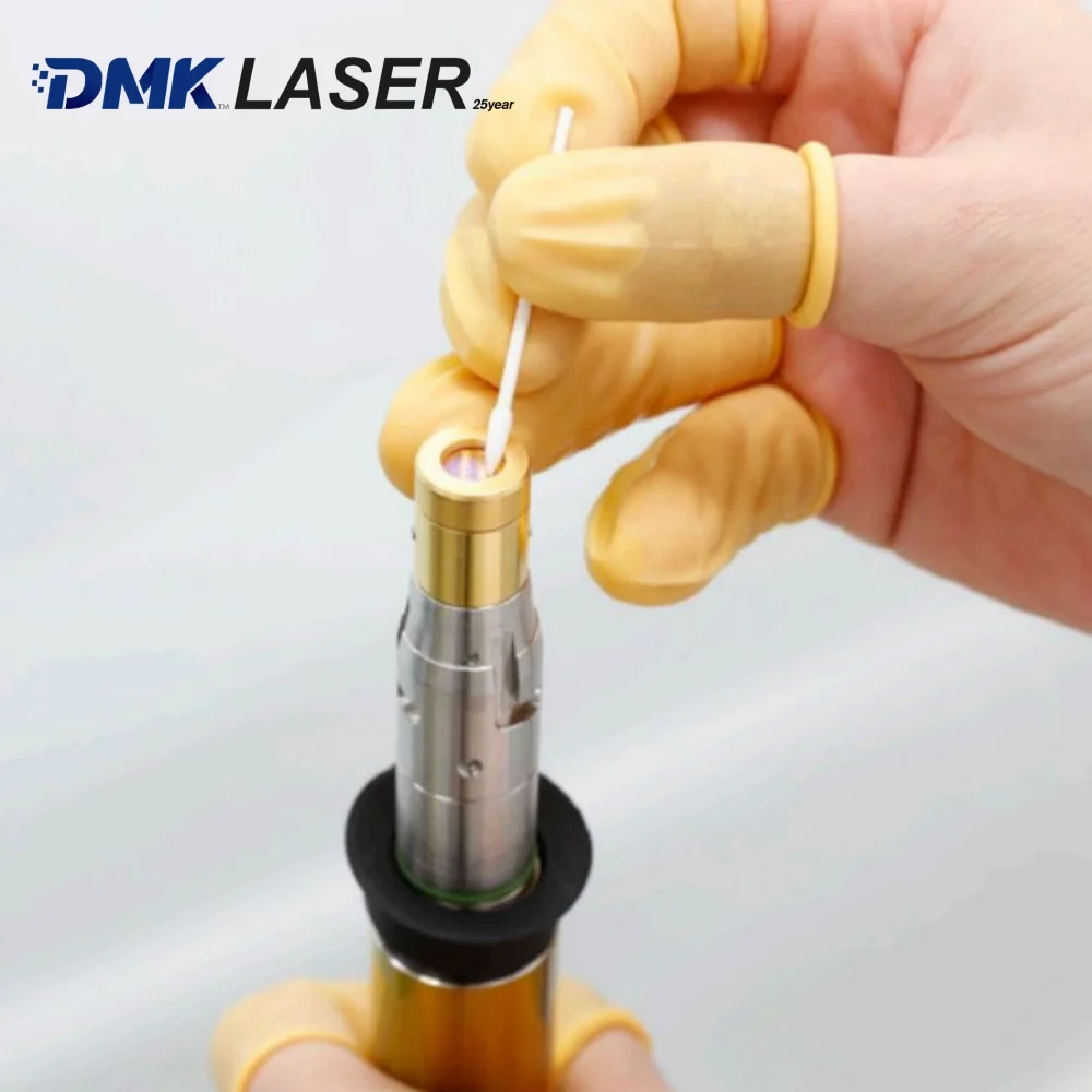 DMK Raycus QBH laser Protective Cap Windows Crystal Gold/Silver D12.7 D12.8 For Welding Cutting Laser Source Optical Fiber Cable