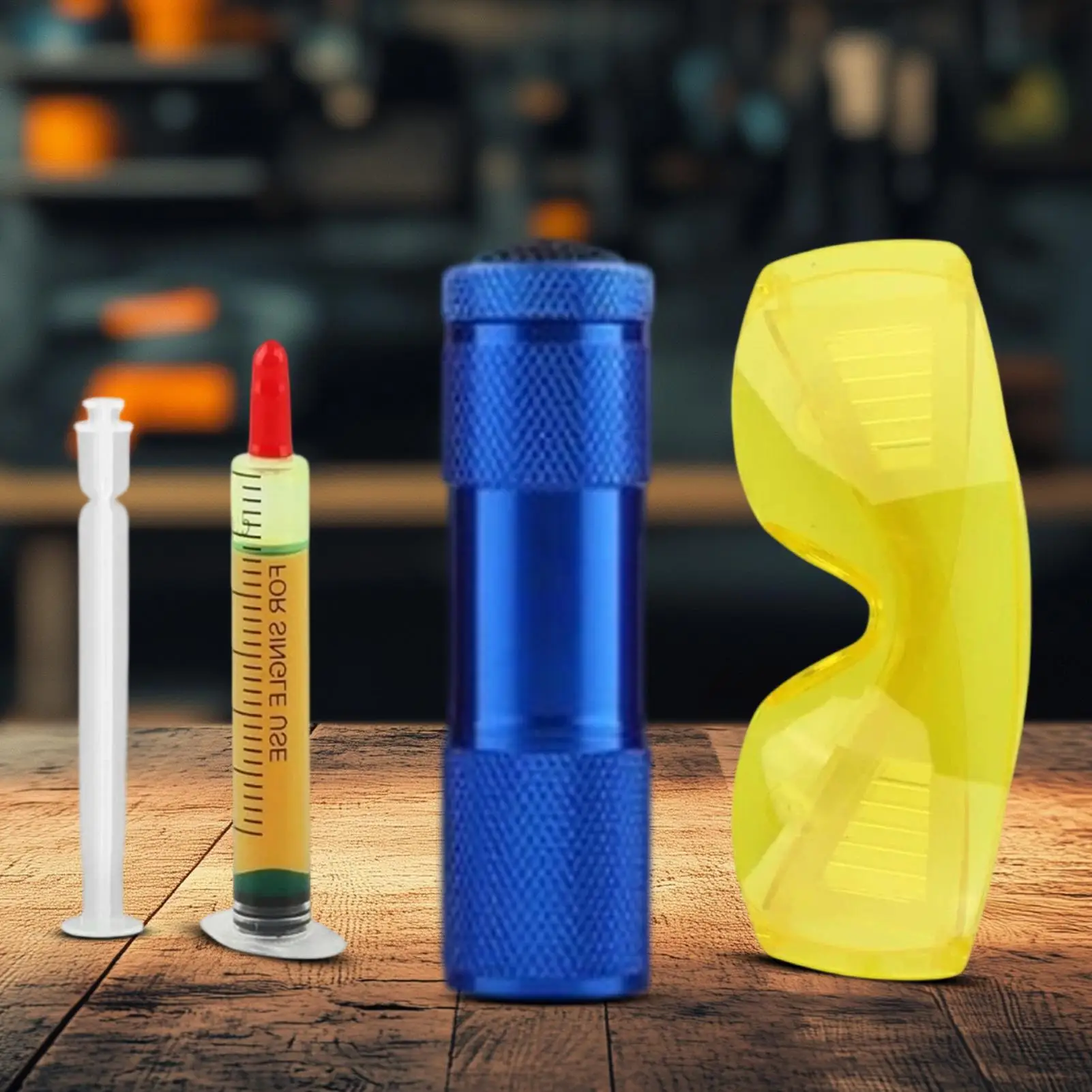 Auto UV Dye Air Conditioning Leak Test Repair Fluorescent Tools Kits Car Detection Repair R134a Refrigerant Gas AC Tools