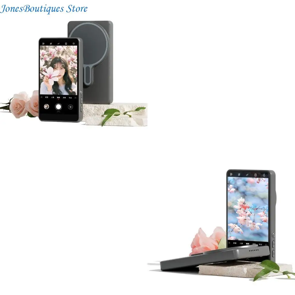 Phone Selfie Monitor Screen Using Phone Rear Camera with Speaker and 3.5mm Plug W8KE