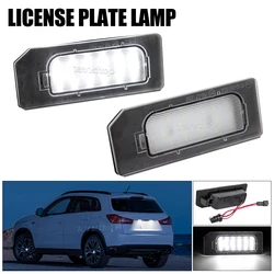 White LED License Number Plate Light Lamp For MISTUBISHI ASX Outlander Sport 2011 2012 2013 2014 2015 2016 2017 2018 2019 2020