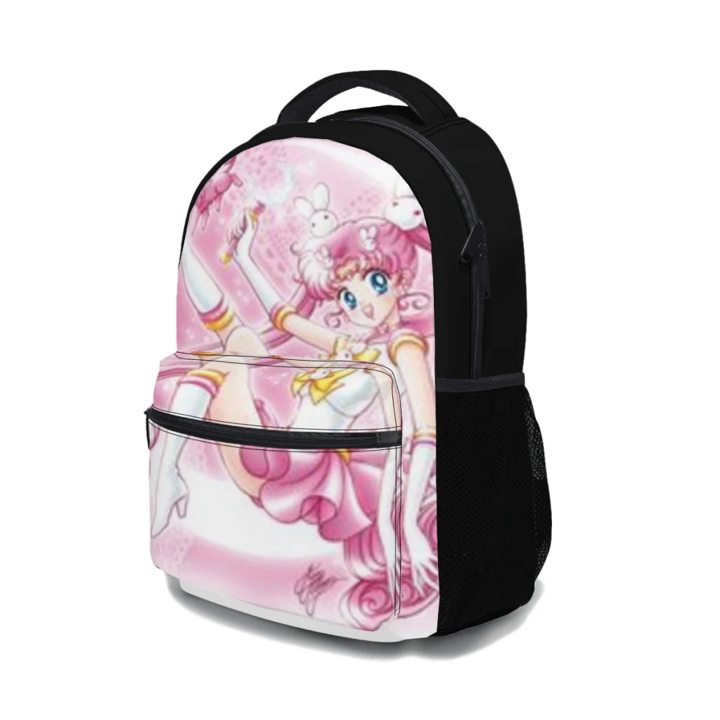 SAILOR-MOON-mochila impermeable de alta capacidad para niños y niñas, morral escolar para ordenador portátil, 17 pulgadas ﻿ ﻿