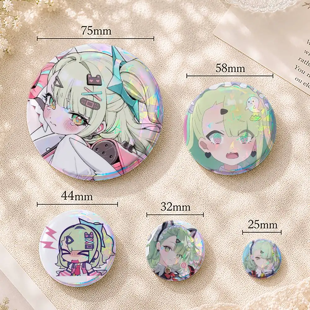 Aria Sunna ZZZ zenless zone Creative Tin Button Pins Brooch Badges Kids Gift