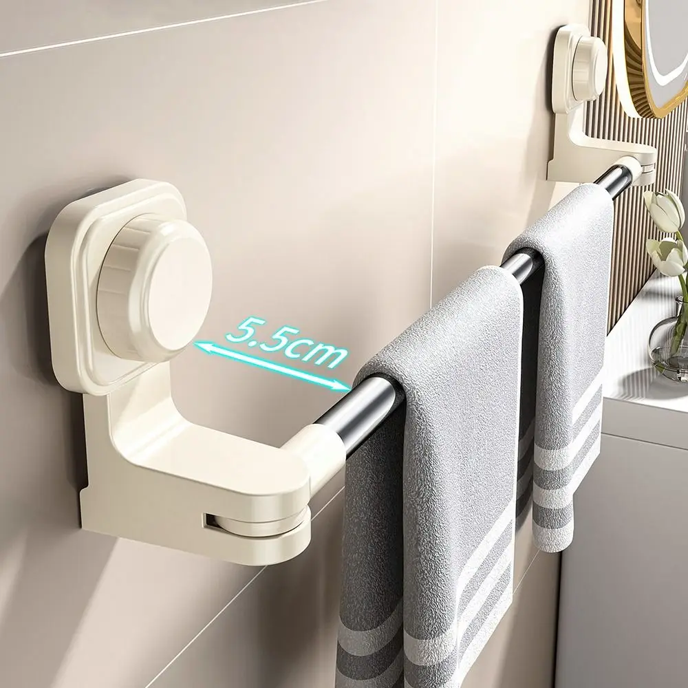 

Прочная вешалка для полотенец на присоске, настенная регулируемая вешалка для тапочек, выдвижная многофункциональная сушилка для одежды