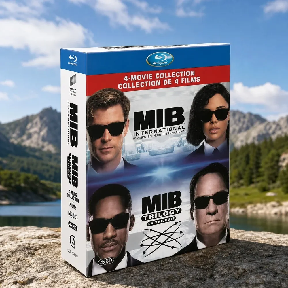 Brand New BD Blu-ray High Definition Men in Black 1–4 (4-Disc Set) English & Mandarin Audio Chinese Subtitles