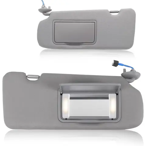 Car Sun Visor Fits for Honda CRV 2017 2018 2019 2020 2021 2022 Replacement with Vanity Light and Makeup Mirror for Interior Pro