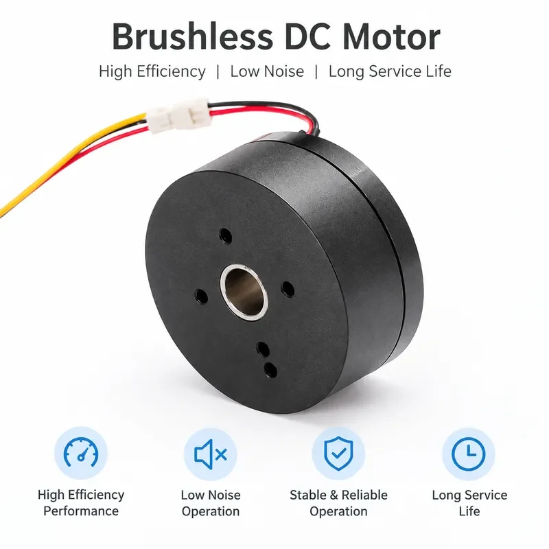 2804 Outer Rotor BLDC Motor Kit with AS5600 Magnetic Encoder SimpleFOCmini Driver Board High Torque Brushless DC Motor Assembly