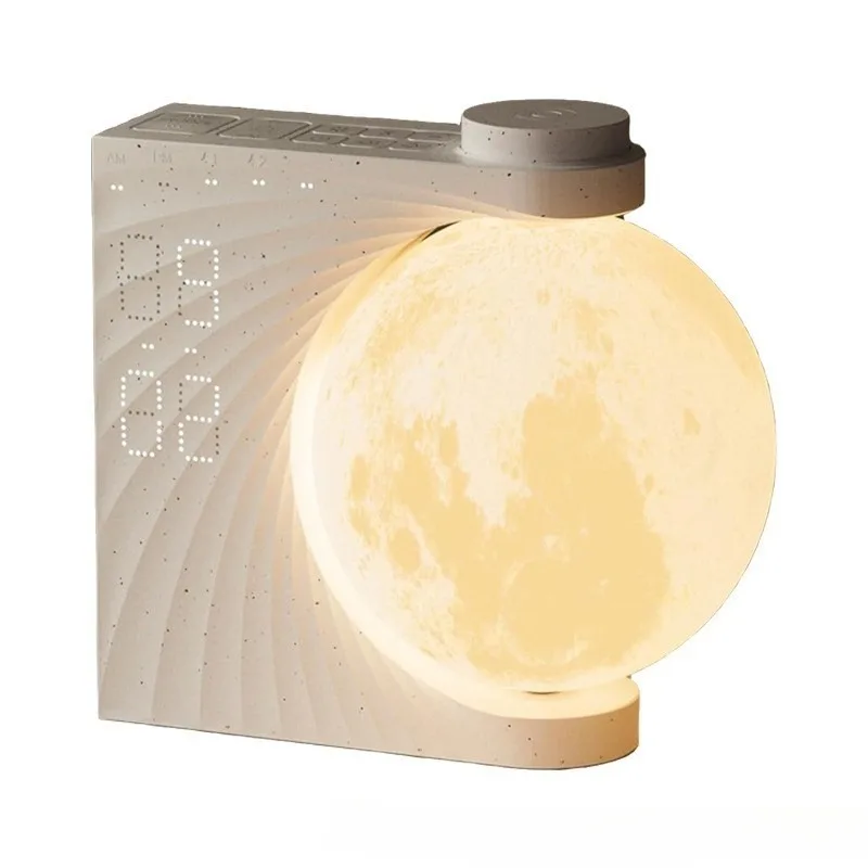 Bedroom Night Light Timed Off Natural Wake-up Light White Noise Sleep Monitor Music Soothing Device