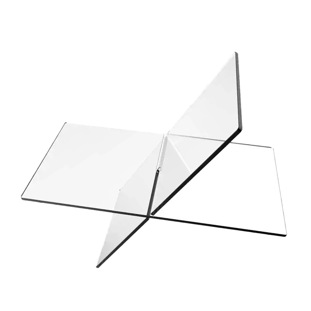 Acrylic Cookbooks Stand Large Thick Stable Recipe Book Holder Kitchen Display Rack Magazine Sheet Music Album Holder