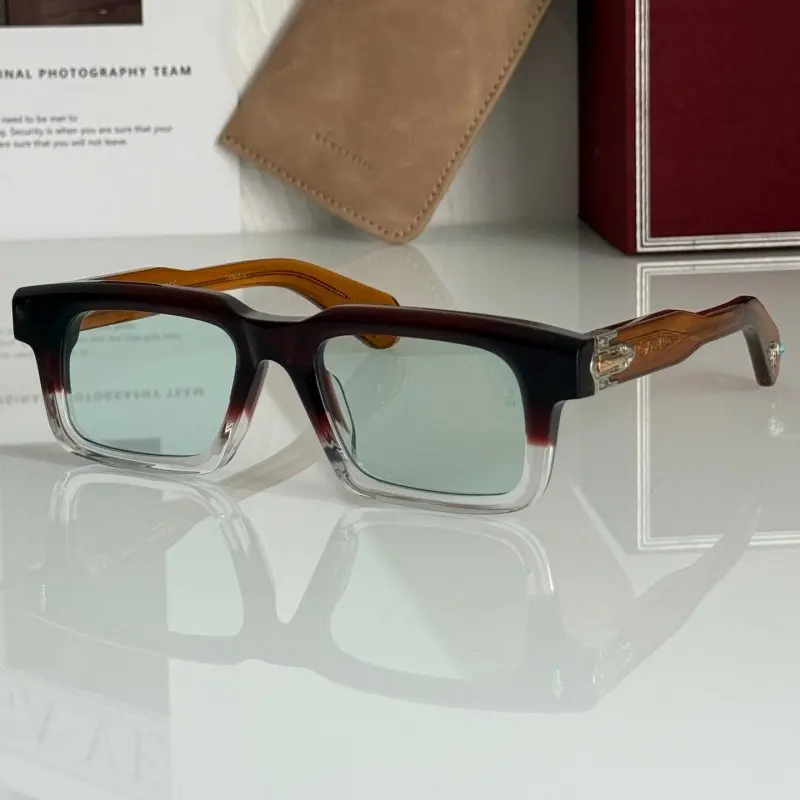 Gafas de sol polarizadas BELVEDERE de diseño para hombres y mujeres, gafas de sol con montura de acetato grueso hechas a mano JMM con caja