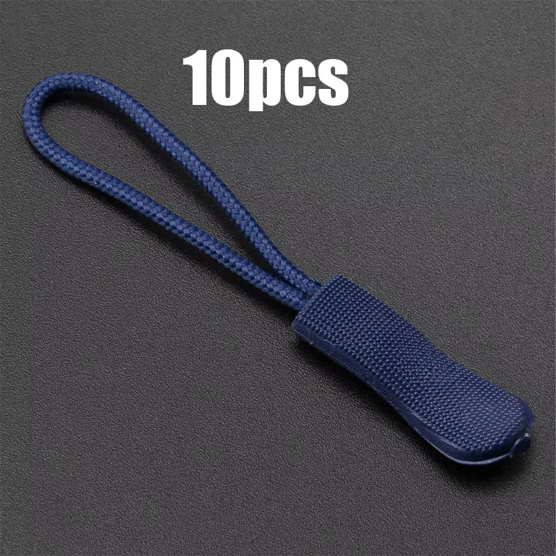 10 stücke Zipper Pull Puller Ende Fit Seil Tag Ersatz Clip Gebrochene Schnalle Fixer Zip Cord Tasche Koffer Zelt Rucksack reißverschluss Kopf