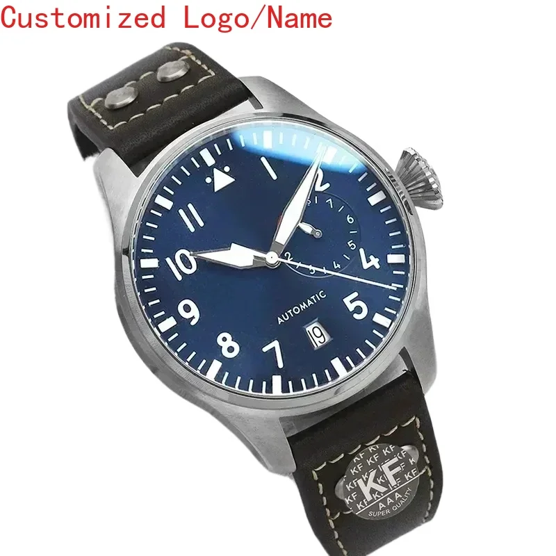 ساعة رجالي Big Pilots Le Petit Prince Sport ساعات ذهبية وردية ميكانيكية أوتوماتيكية أزرق أسود بني جلد مخصص