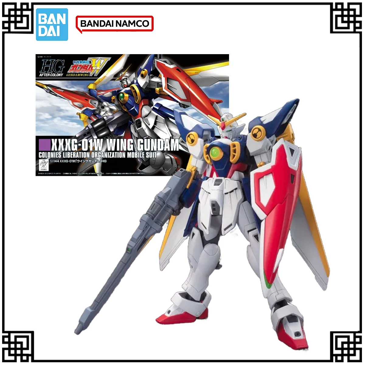 

Bandai подлинная в наличии оригинальная HG 1:144 XXXG-01W WING GUNDAM аниме фигурка в сборе модель комплект игрушки подарки коллекционные предметы
