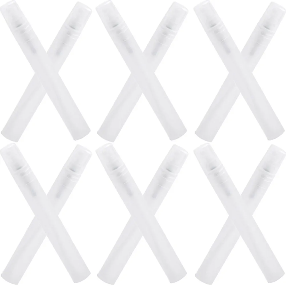 

12 шт. мини-флаконов-спреев, прозрачные многоразовые контейнеры для парфюмерии, портативные маленькие пластиковые бутылочки для хранения