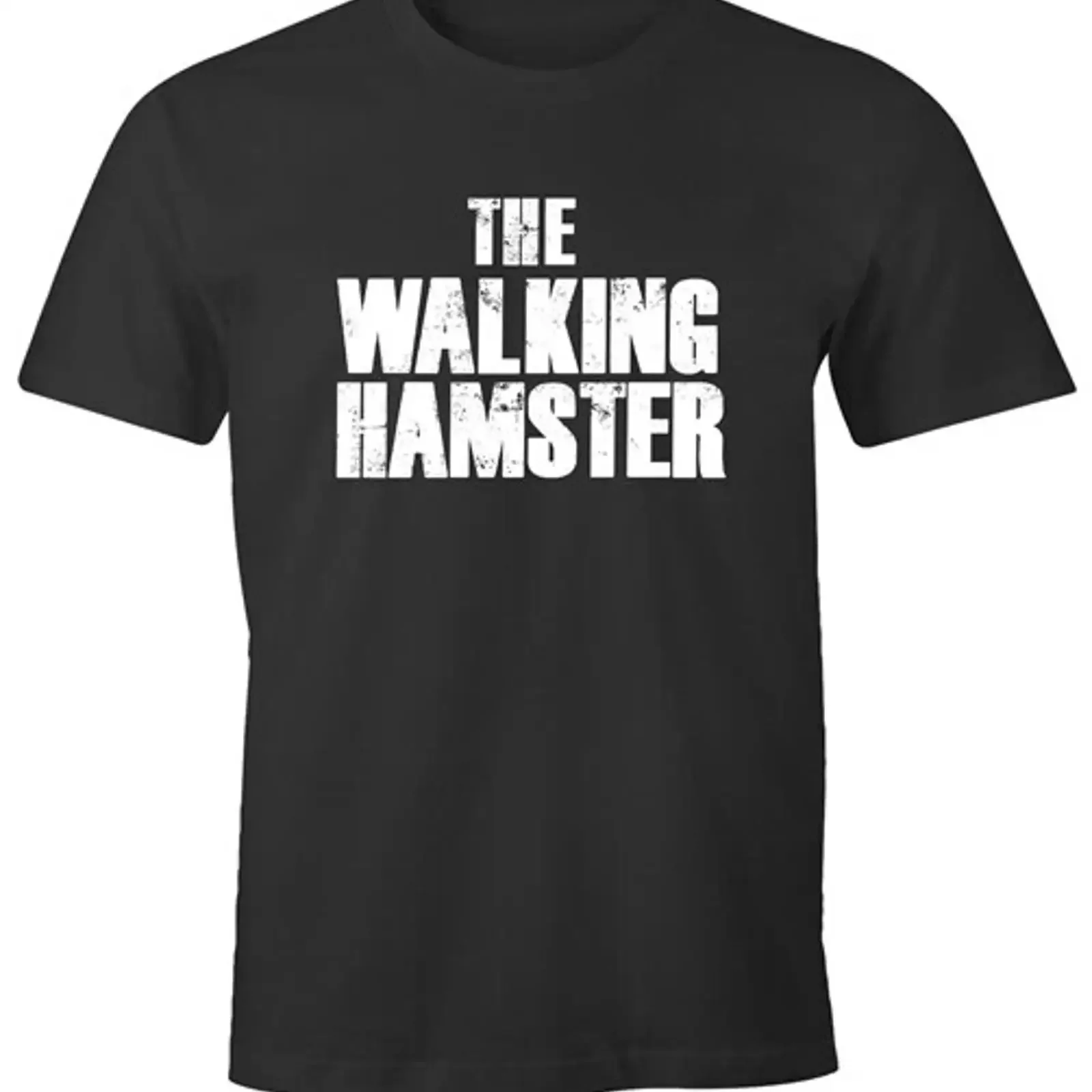 Herren T Shirt The walking Hamster Serien Parodie Hamsterkäufe Vorräte hamstern vintage Washed Top For Everyday Wear graphic
