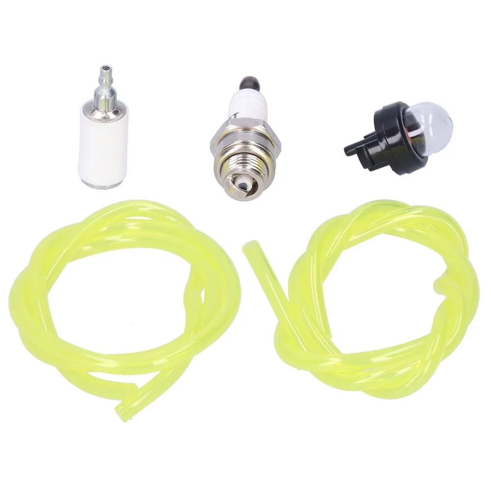Durable Silicone Tune Up Kit White Easy Installation Fuel Line Kit Compact Primer Bulb Kit for Husqvarna P3314 P4018 PP341