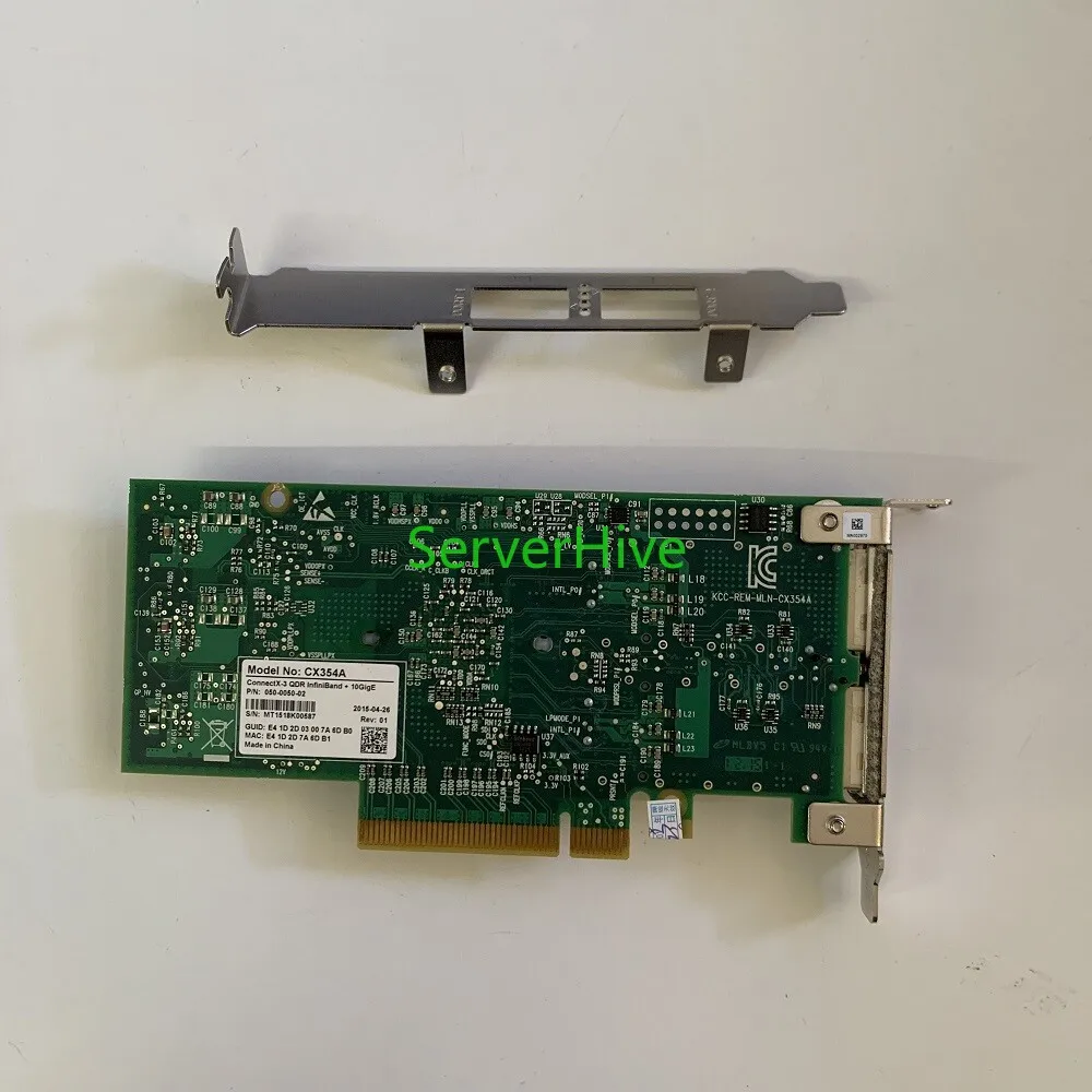 MCX354A-QCBT ConnectX-3 QDR Infiniband 10GigE portas duplas