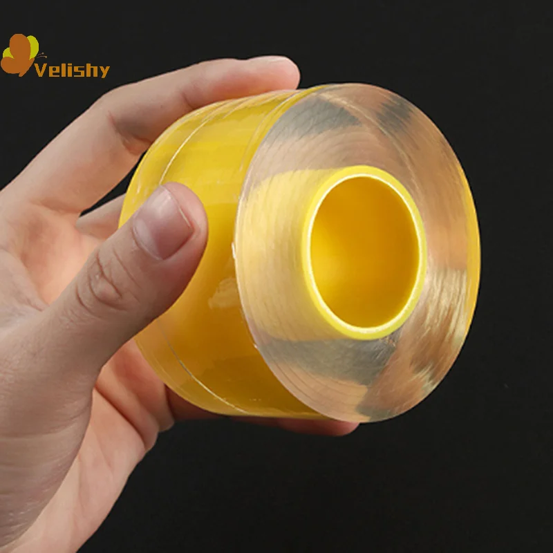 1 rollo de película protectora transparente para reloj, rollo de película de membrana de PVC, cinta de película para reloj, cinta protectora antiestática para joyería, herramientas para reloj