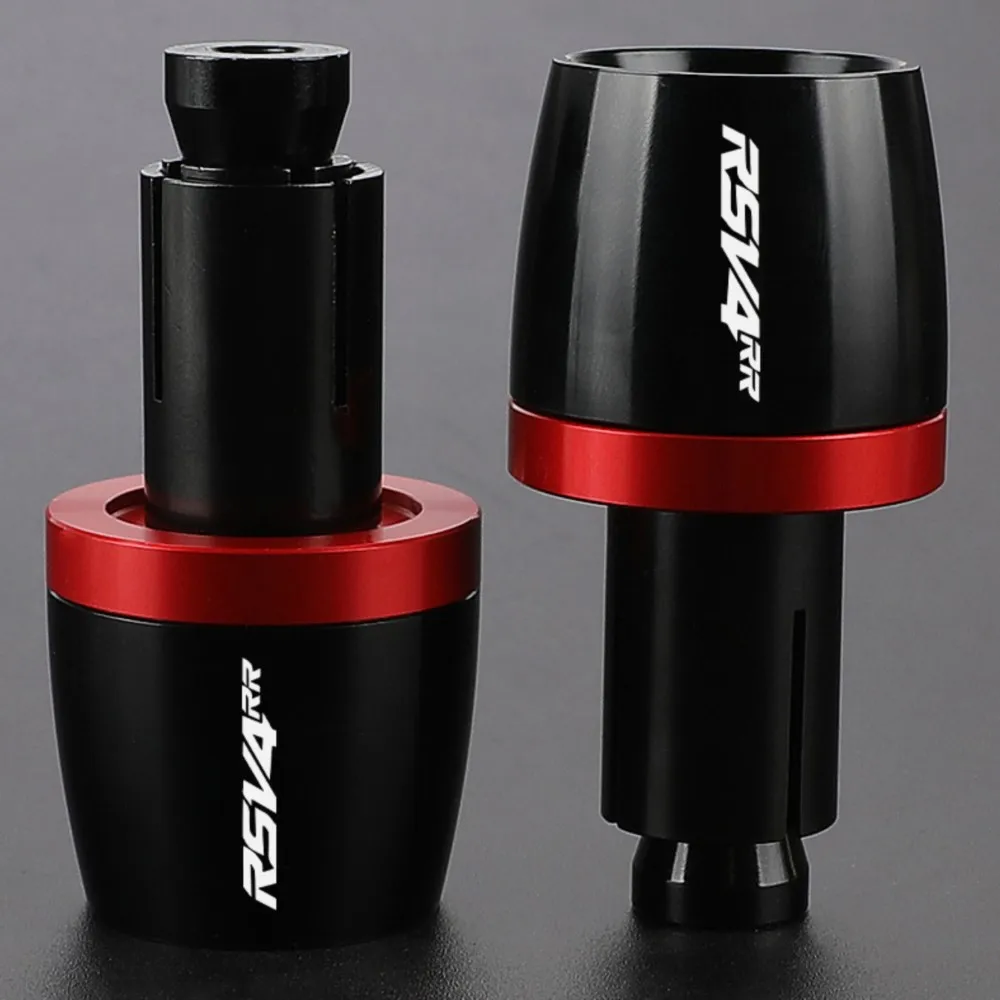 

For APRILIA RSV4RR 2009 2010-2017 2018 2019 CNC Moto Ends Handle Bar Grips Cap Anti Vibration Plug 2016 2015 2014 2013 2012 2011