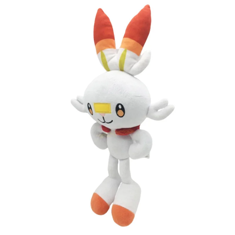 Niedliche Pokemon Sobble Scorbunny Grookey Plüschfigur Cartoon-Elfen-Tier-Spielzeug Sammlerstück Plüschtier Kinder Weihnachtsgeschenke – Detail 6