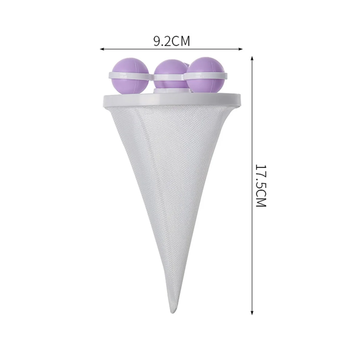 T27C 3PCS Reusable Hair Filter Cleaner for Laundry Mesh Lint Filter for Washing Machine Lint Catcher for Pet Household-A