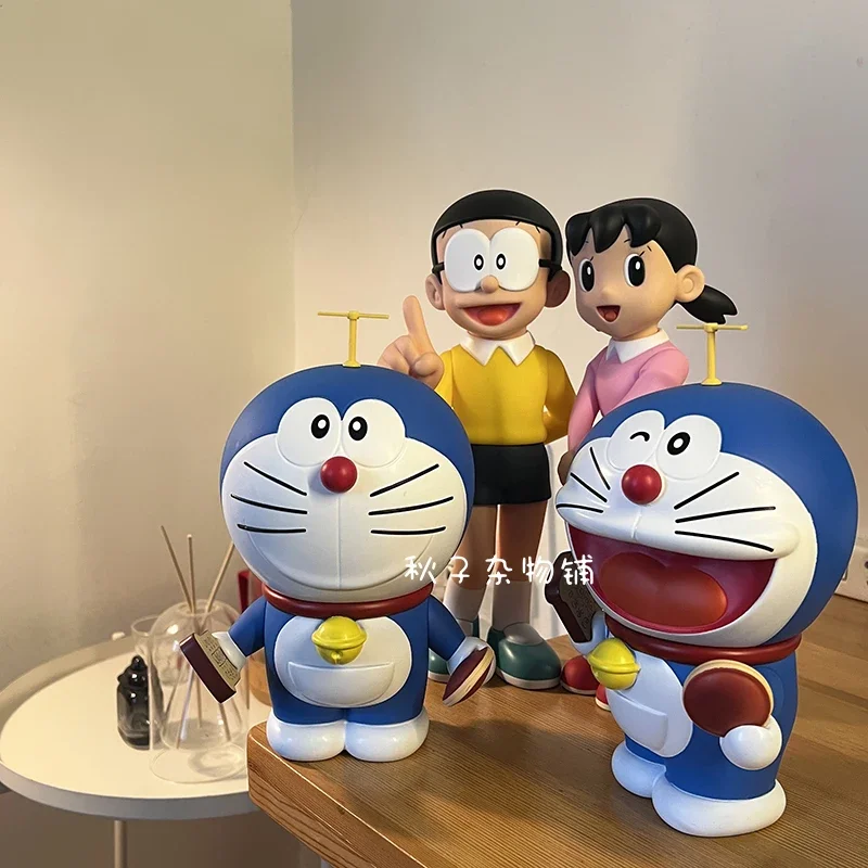 Japanese anime Doraemon figurine Dingdang silly and cute security chubby tiger chubby girl joint movable model figurine  gift