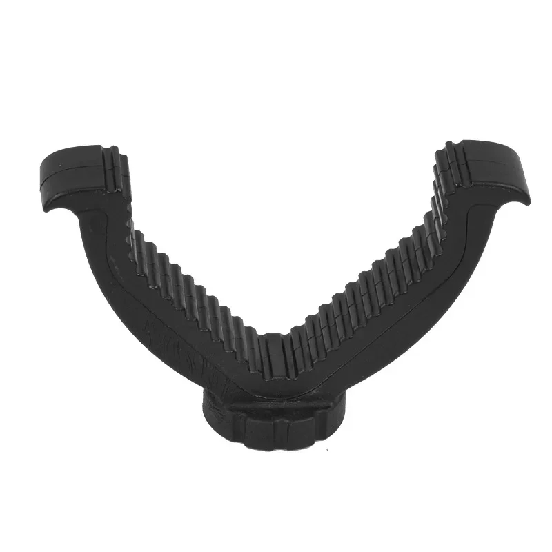 Soporte de Rifle táctico, estante de tiro, accesorio de rosca superior 1/4, canesú en V para trípode de bípode, accesorios de pistola de caza