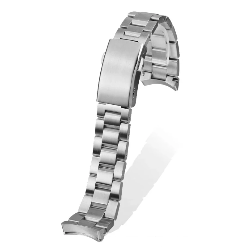20.5mm 21.5mm Stainless steel watch strap For TAG Heuer Aquaracer 300 WAY201A WAY211A men's Curved end metal watch band Bracelet view 6