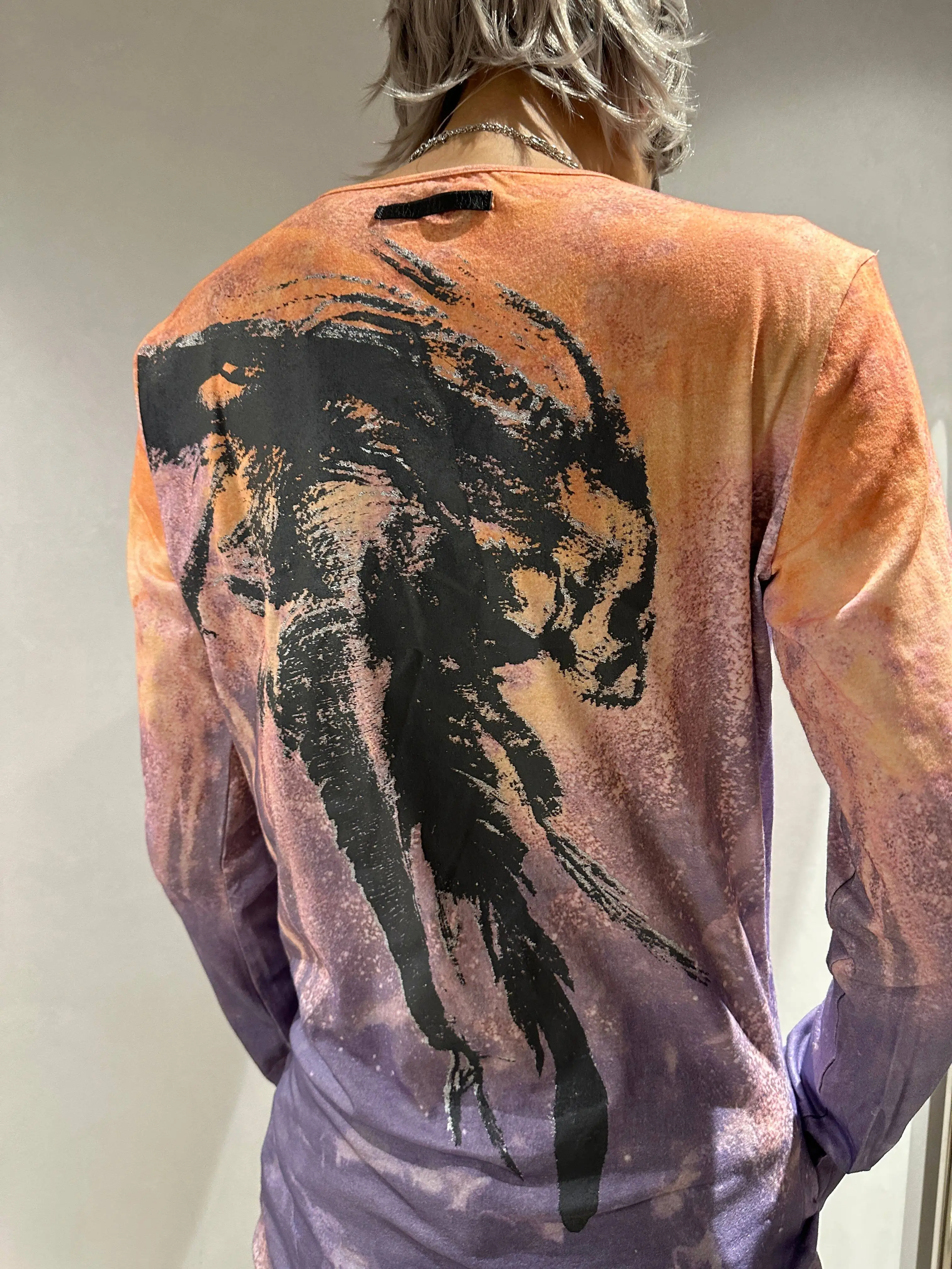 BLACK JOKER if6was9 Visual Kei dark gothic medieval Indian skull psychedelic starry sky long sleeves tops