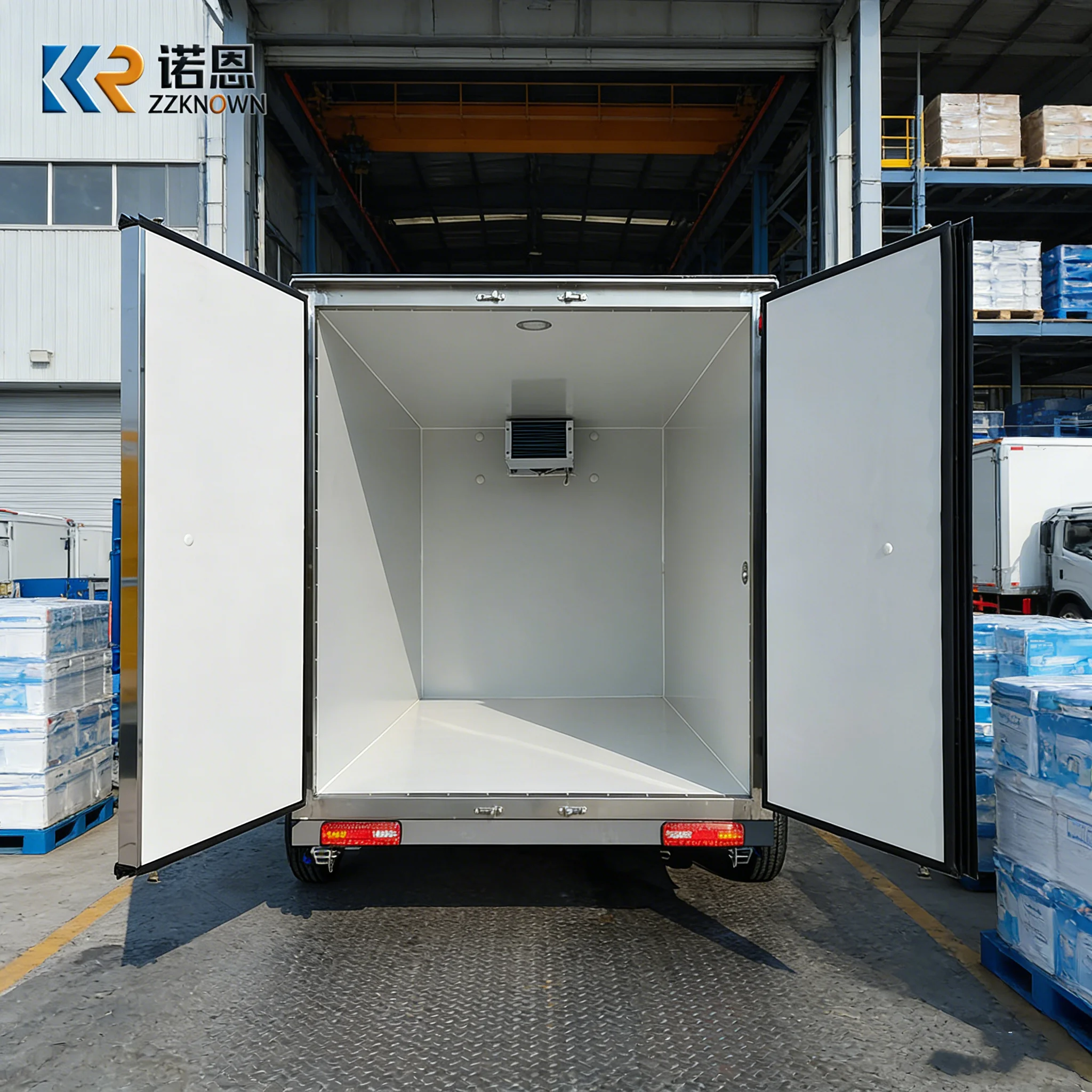 

Мобильный фургон для уличной еды, холодильная камера, рефрижераторные прицепы, малогабаритный холодильный агрегат для прицепа