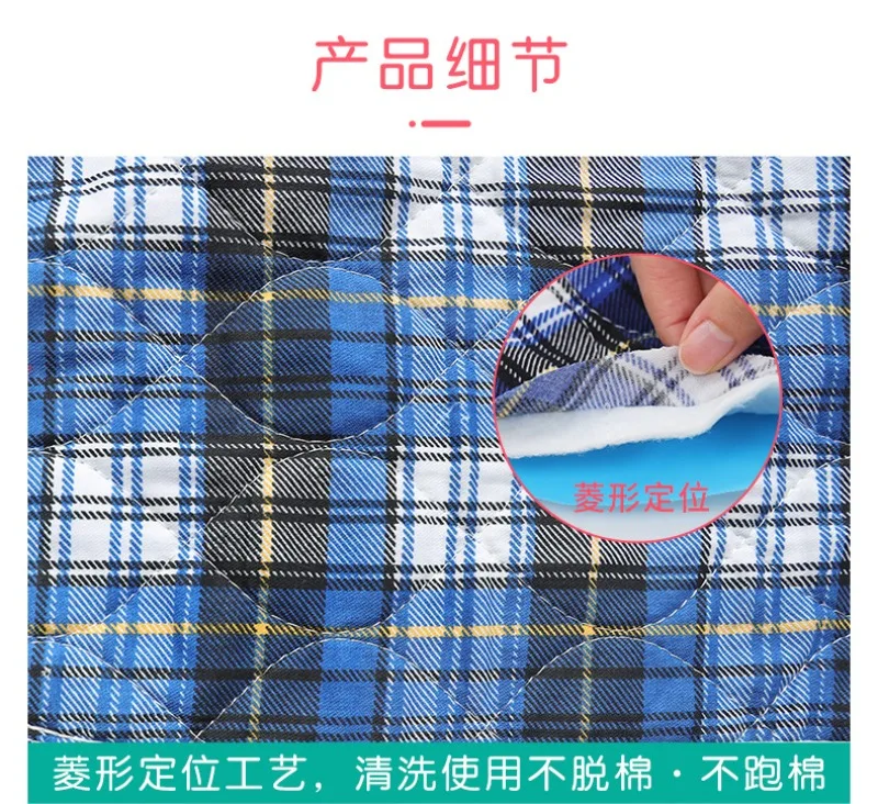 Extra Large Washable Underpad For Elderly, Premium Color Options, 120x180cm, Super Absorbent Bed Pad