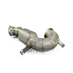 High Performance Exhaust for Mercedes Benz AMG GT50 GT53 GT43 E53 GLE53 CLS53 GLS53 M256 quality Stainless steel Downpipe