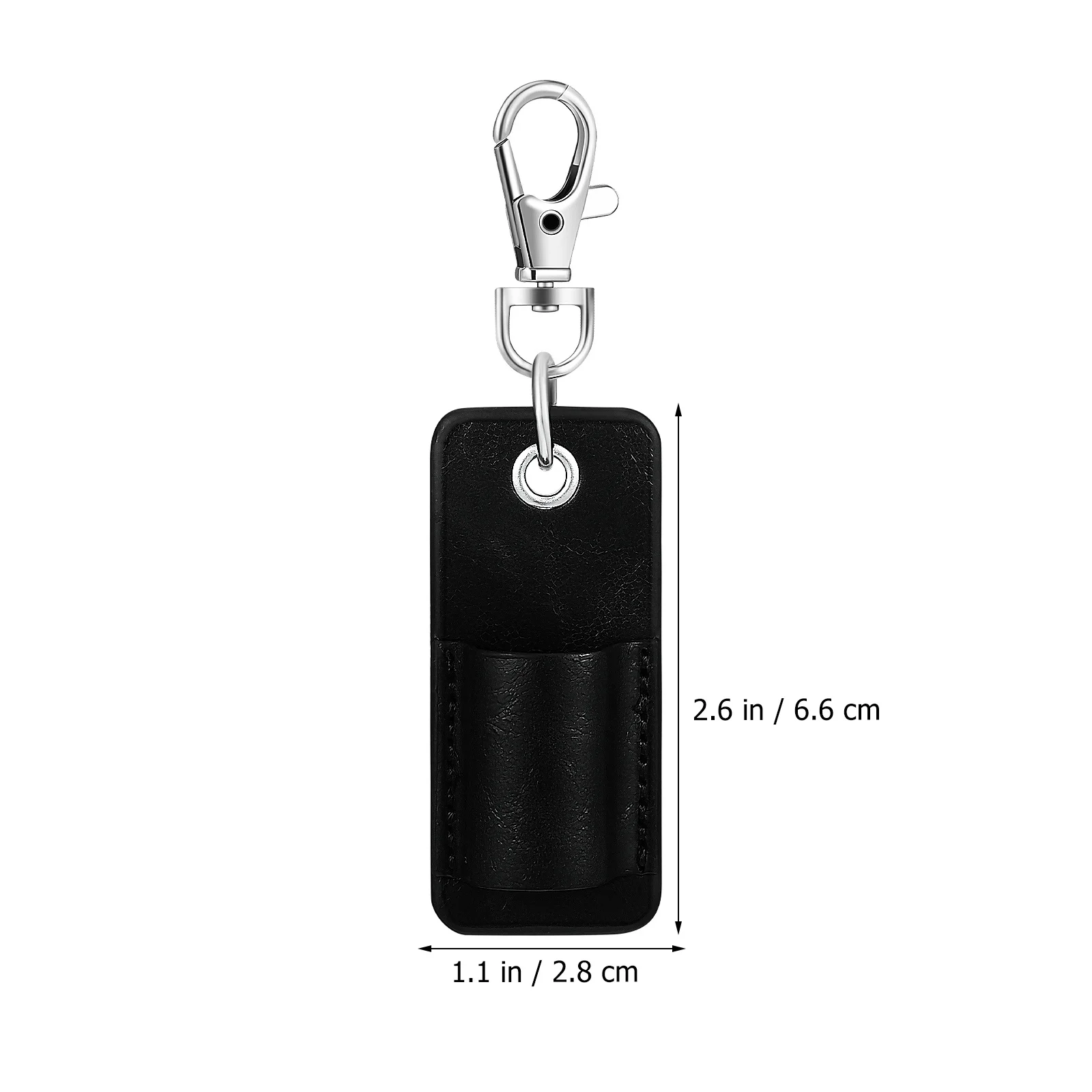 4 Buah Tempat Pena Lanyard Pelindung Saku PU untuk Pena Spidol Pensil Organizer Tempat Pena untuk Kantong Saku Lanyard