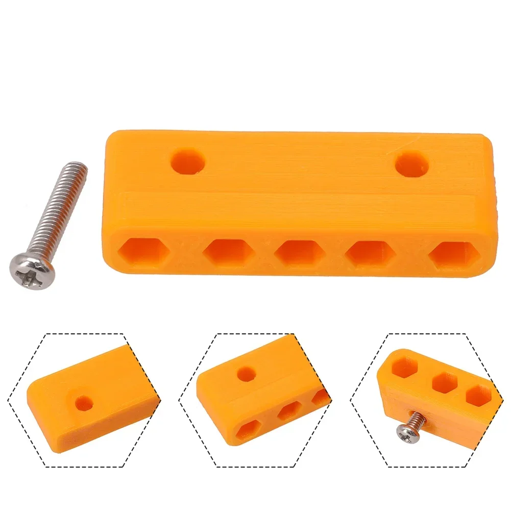 Magnetic Drill Holder With Screws Kit 5 Bits For Makita 18V Tool 3D Printing 5 Spots Drill Bit Organizer Storage Tools