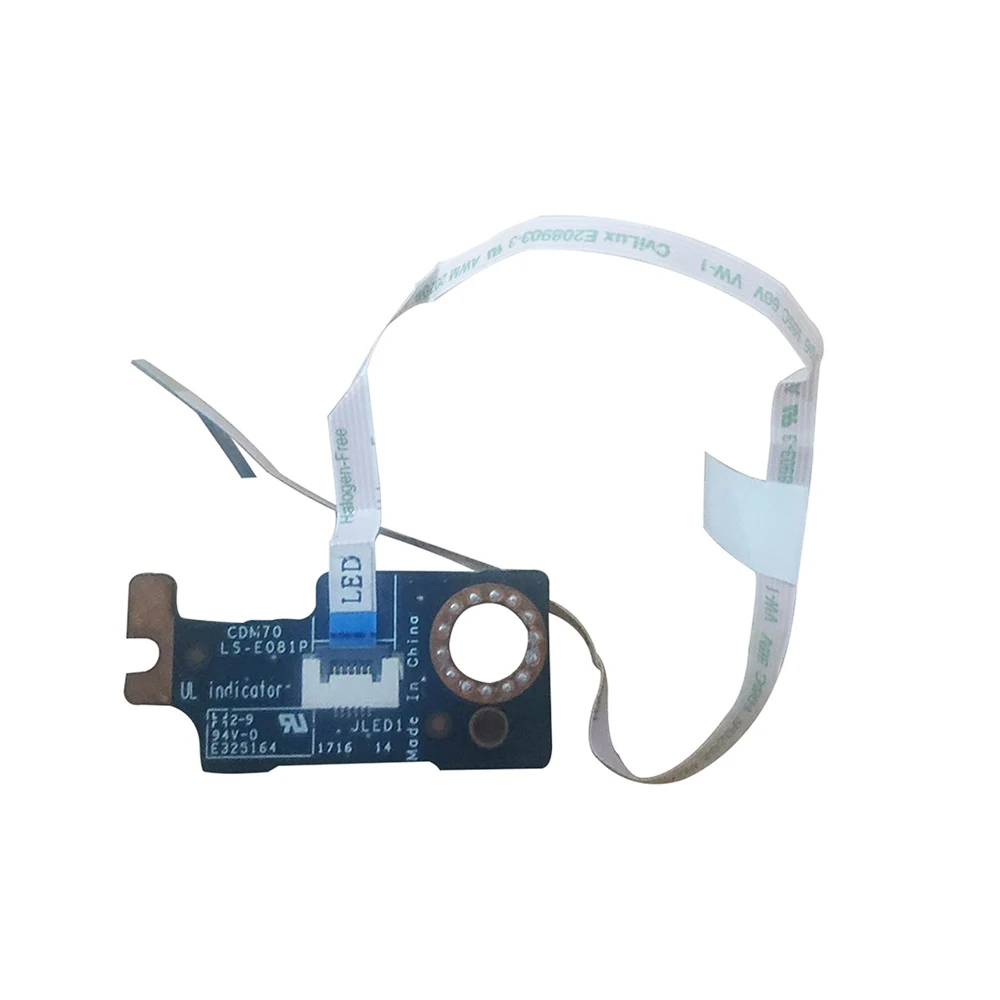 Placa led original para dell latitude 5480, com cabo cha01, ls-e081p, fw84h, 0fw84h