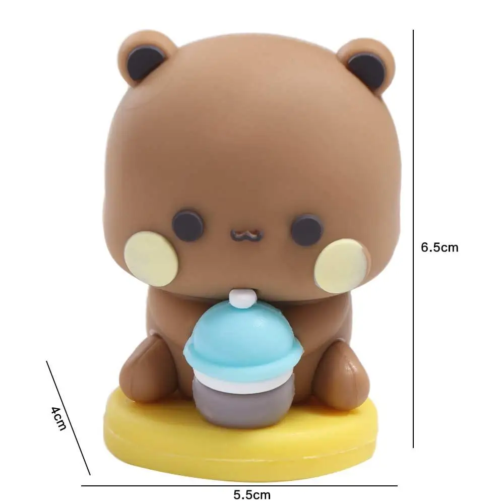 Anime figura bubu dudu panda urso figura panda colecionável bubu estatueta modelo boneca dos desenhos animados urso panda bubu dudu figura boneca