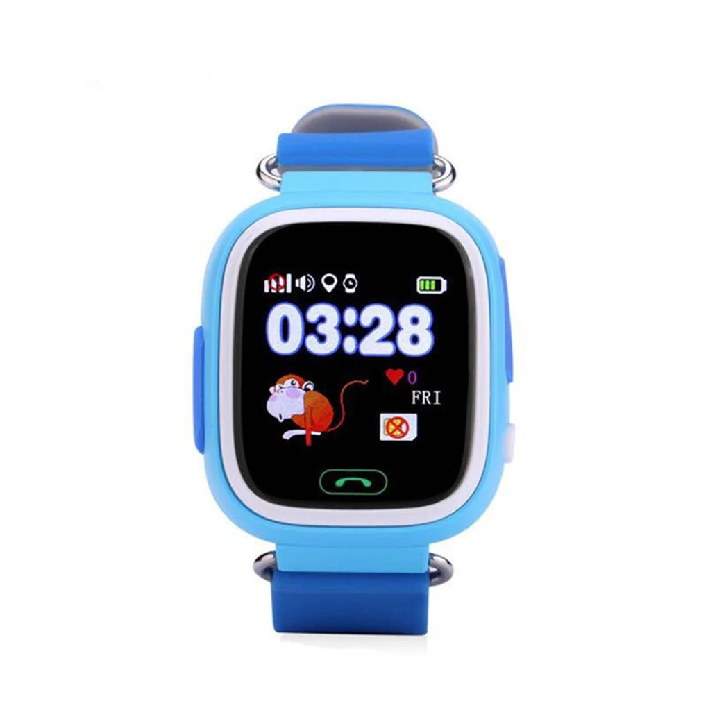 Q90 GPS Kid Smart Watch Baby Anti-lost Wristwatch SOS Call Location Device Tracker Smartwatch