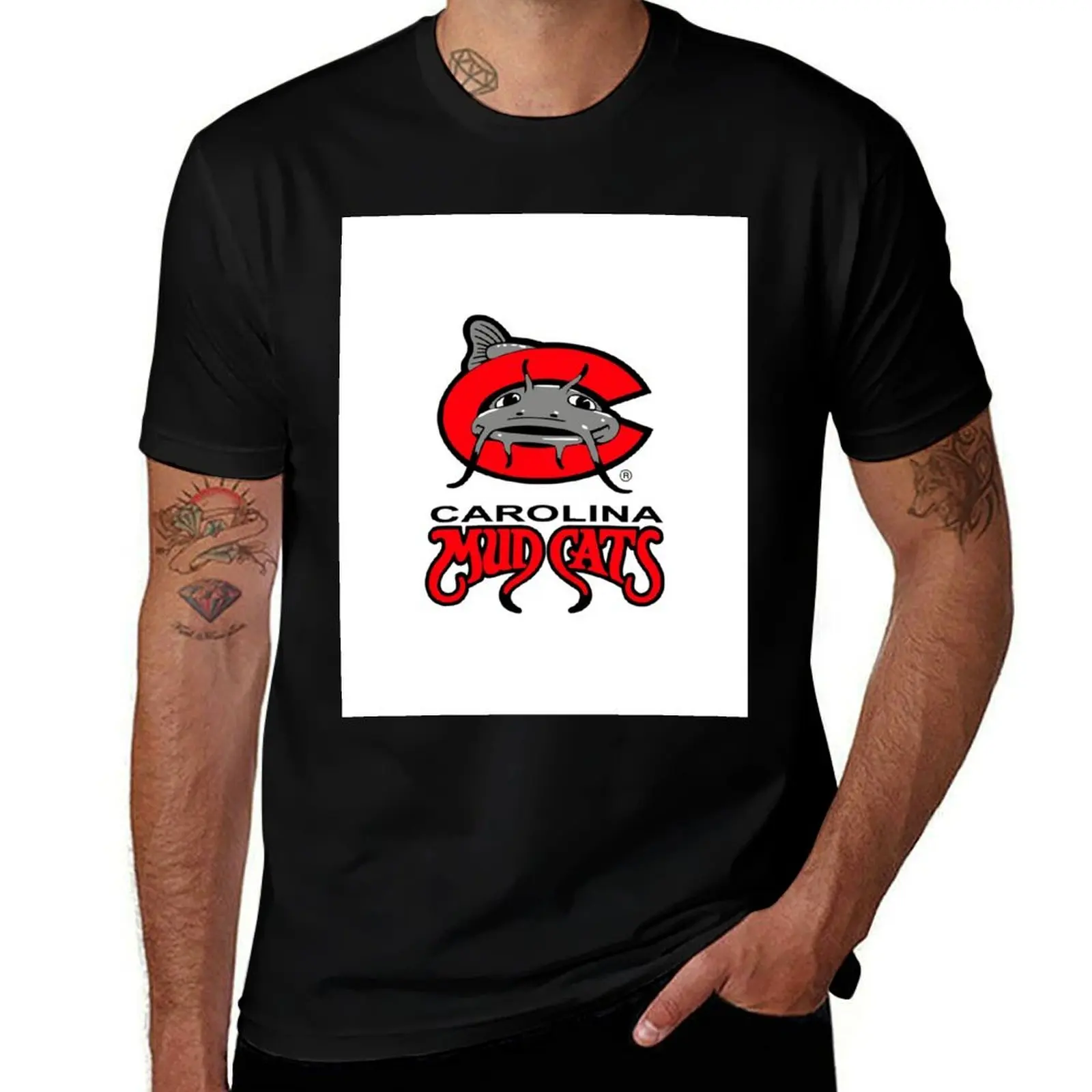 Carolina Mudcats T-Shirt anime tshirt hippie clothes Aesthetic clothing mens t shirts top quality