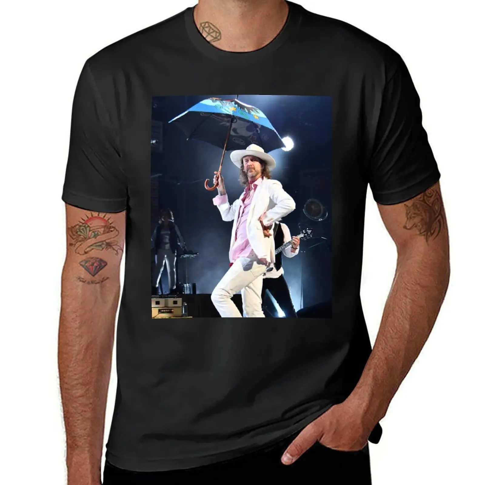 Chris Robinson - Photograph T-Shirt plus sizes anime clothes sublime animal prinfor boys tshirts for men