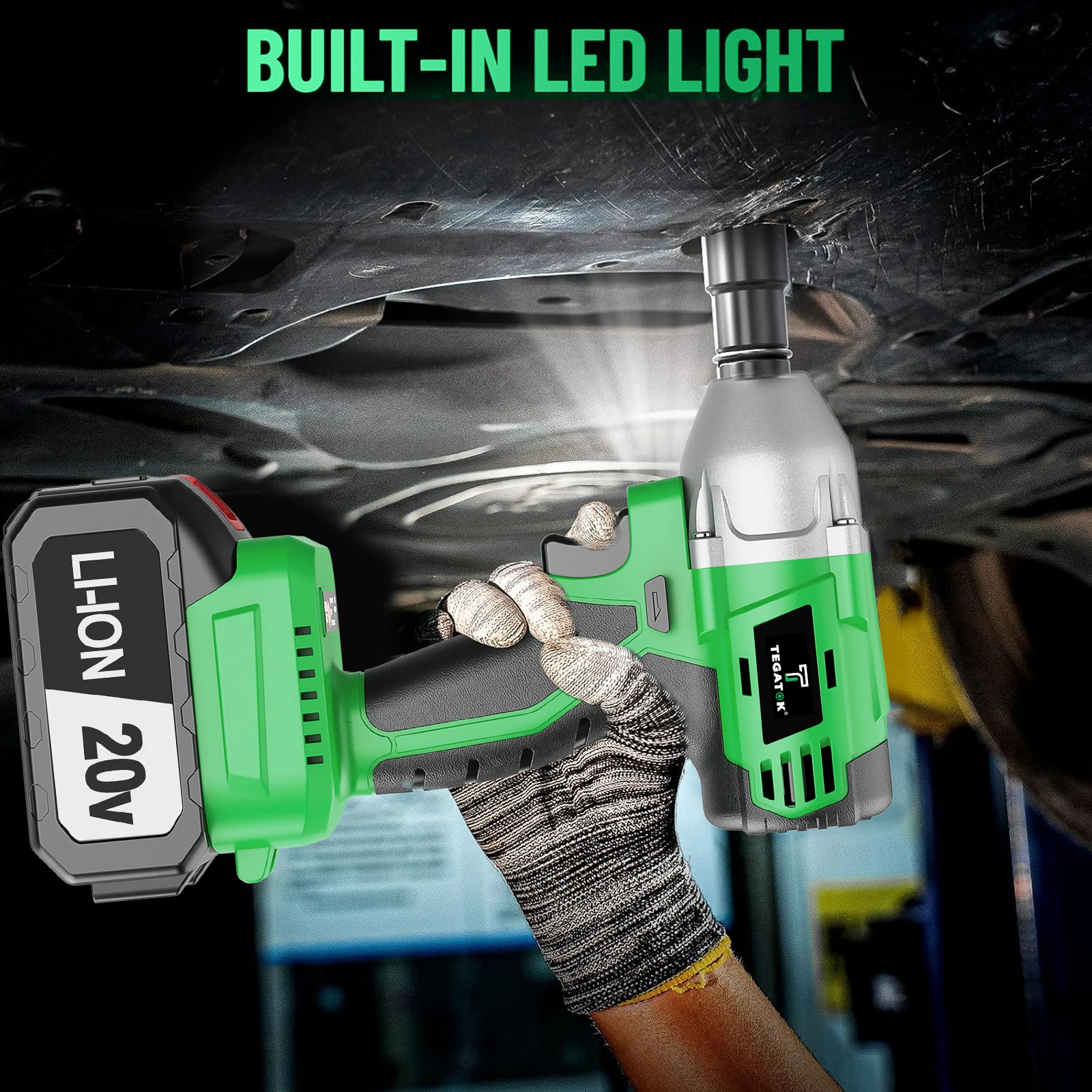 مفتاح ربط كهربائي 3 في 1 مع عزم دوران عالي 430 نيوتن متر مفتاح كهربائي بدون فرش لأدوات صيانة السيارات مفتاح ربط لاسلكي 20 فولت كهربائي