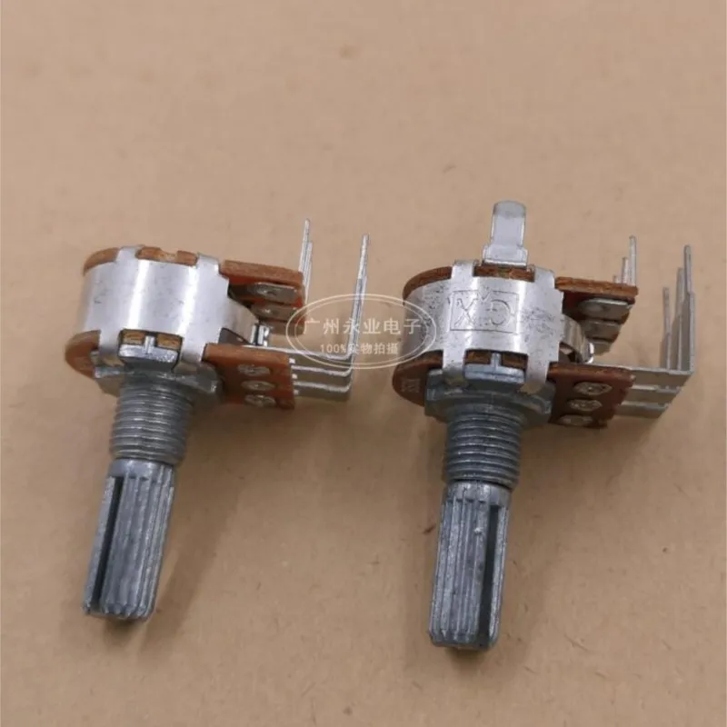 3 Piece 148 Double Bend Foot 6 Feet 16 Type Power Amplifier Volume Rotary Adjustable Potentiometer B10K B20K B50K Handle 20MM
