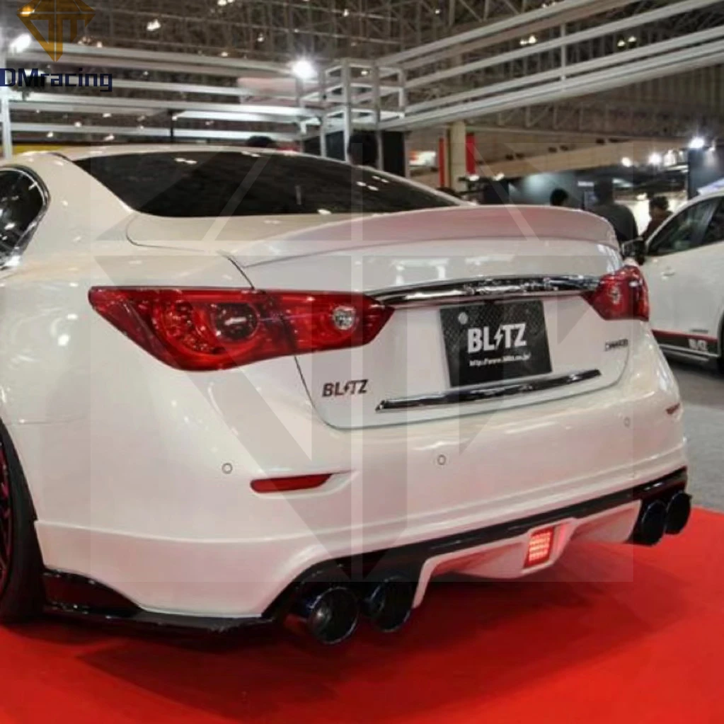 BLITZ R-CONCEPT CARBON FIBER REAR BUMPER LIP DIFFUSER for INFINITI Q50 Q50L 2014-2017
