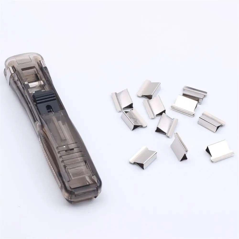 Paperless Supplies Clip Paper Machine School Accessories Binding Supplies Push Clamp Paper Cliper School Binding Clip Refills