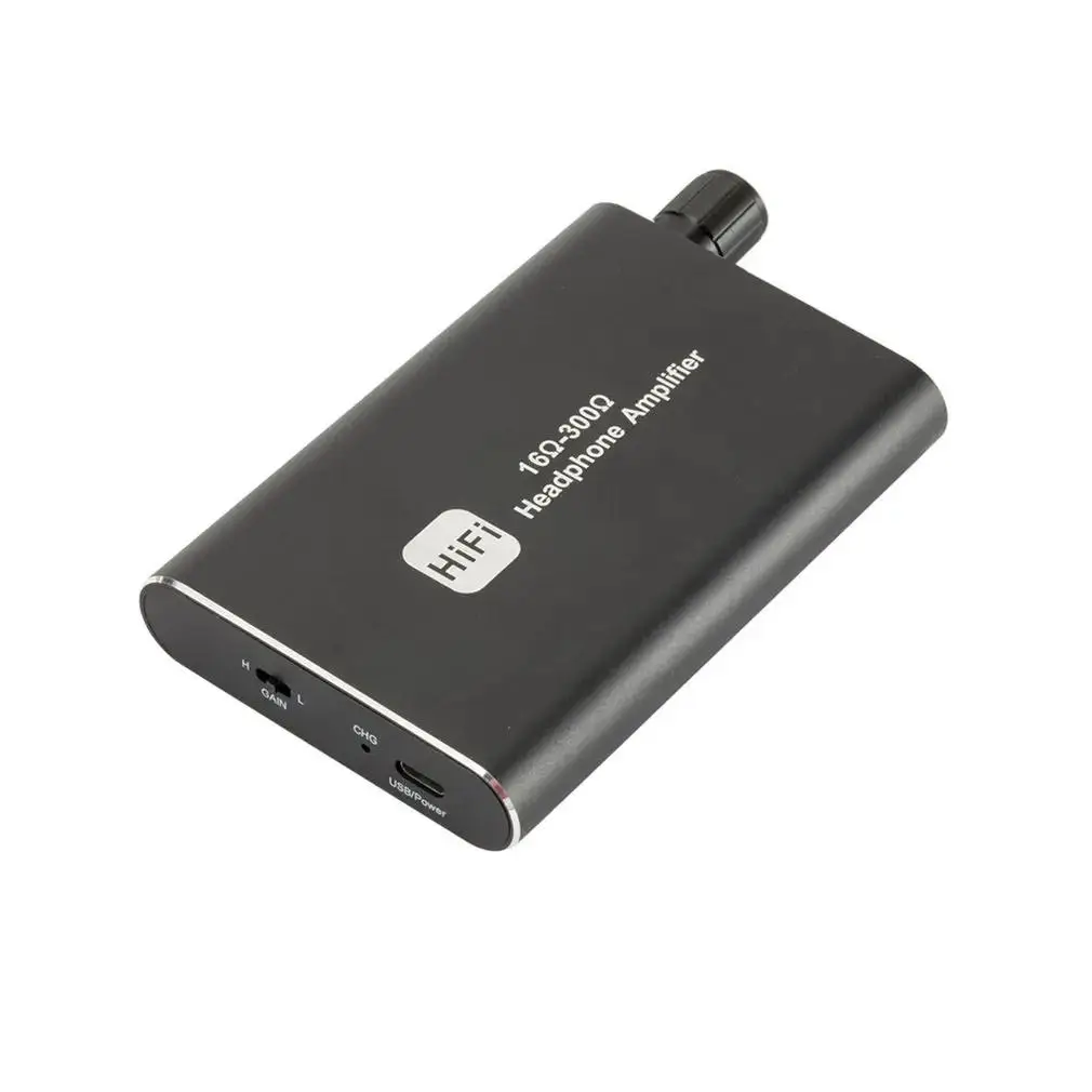 Amplificador De Auscultadores Hi Fi Portátil, Amp Fone De Ouvido com Aux Na Porta Para O Telefone Android, Leitor De Música, 3.5mm Cabo Jack