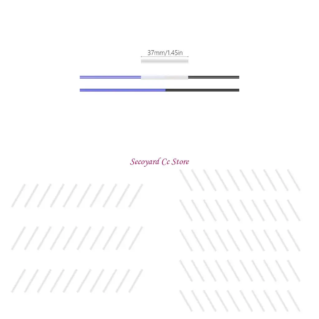 

N3UC -печать нити, стопорные трубки PTFE, 37 мм, внутренний диаметр 1,8 мм 2,6 мм наружу