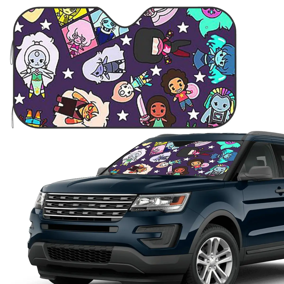 

Хрустальные драгоценные камни Стивен Солнцезащитный козырек на лобовое стекло автомобиля, переднее лобовое стекло, солнцезащитный козырек, аксессуары, чехлы