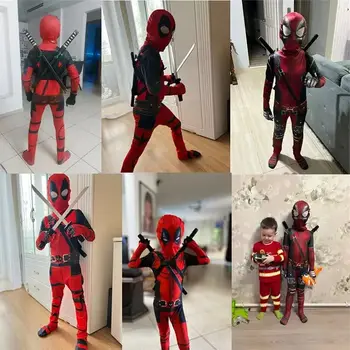 Film Deadpoo Cosplay enfants Costumes body pour Halloween ca...