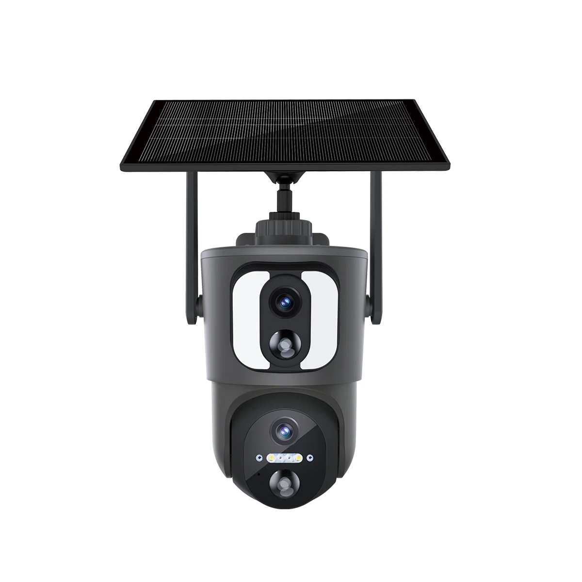 ESCAM QF390 4MP UHD Ubox APP  Solar Power Dual Lens  WIFI  IP Dome Camera AI Humanoid Detection  WIFI CCTV Baby Monitor