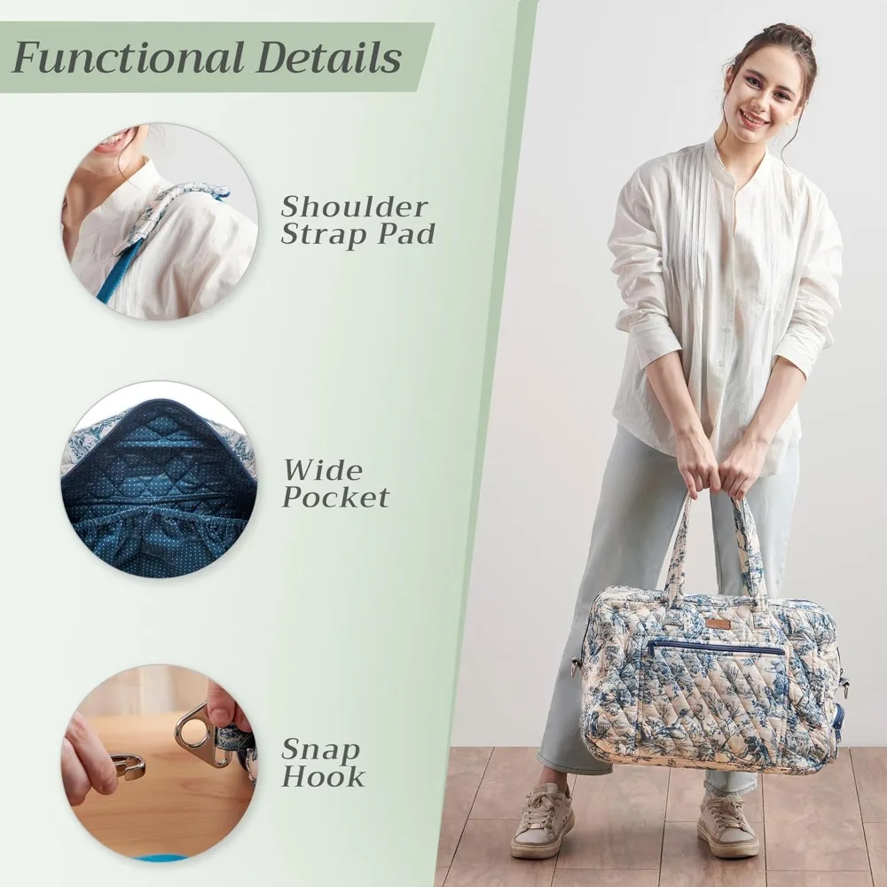 حقيبة نسائية من القماش الخشن مبطنة لعطلة نهاية الأسبوع - أمتعة رياضية ليلية للرجال لهدايا السفر #4